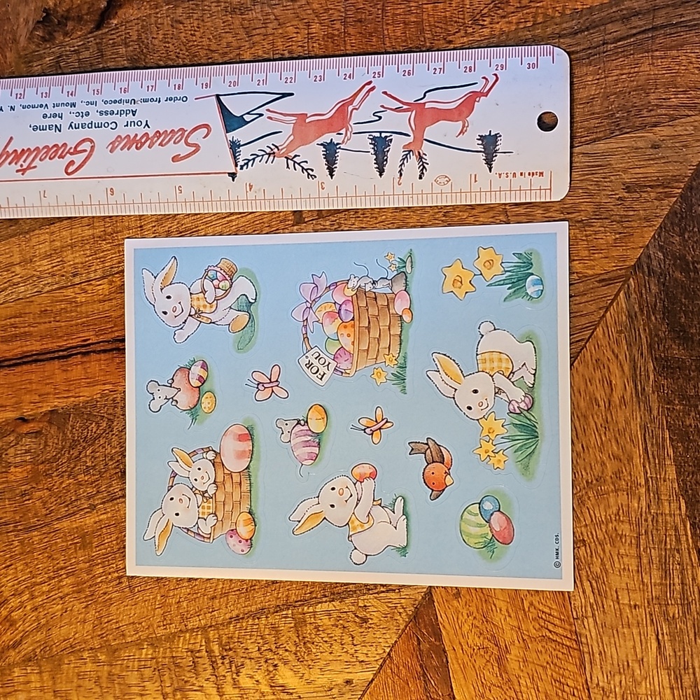 Hallmark Easter sticker sheet
